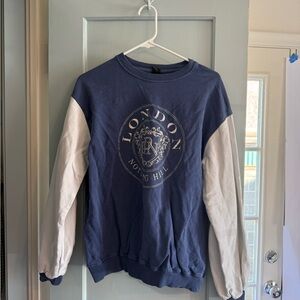 Blue and White london  Sweater